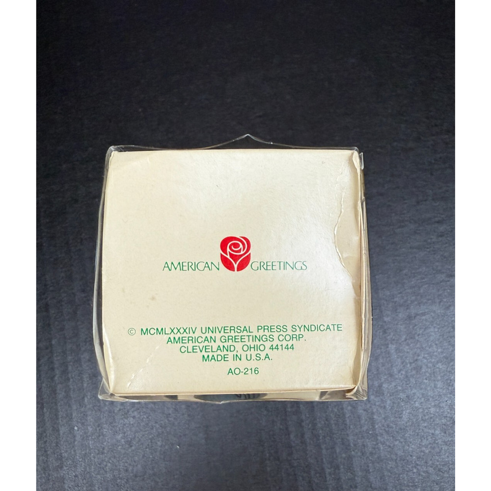Vtg ZIGGY The Skater Satin wBox Merry Christmas 1984 American Greetings Ornament - Picture 8 of 9